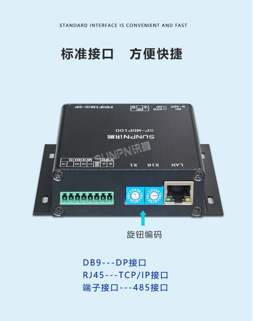 PROFIBUS-DP协议转换器-标准接口