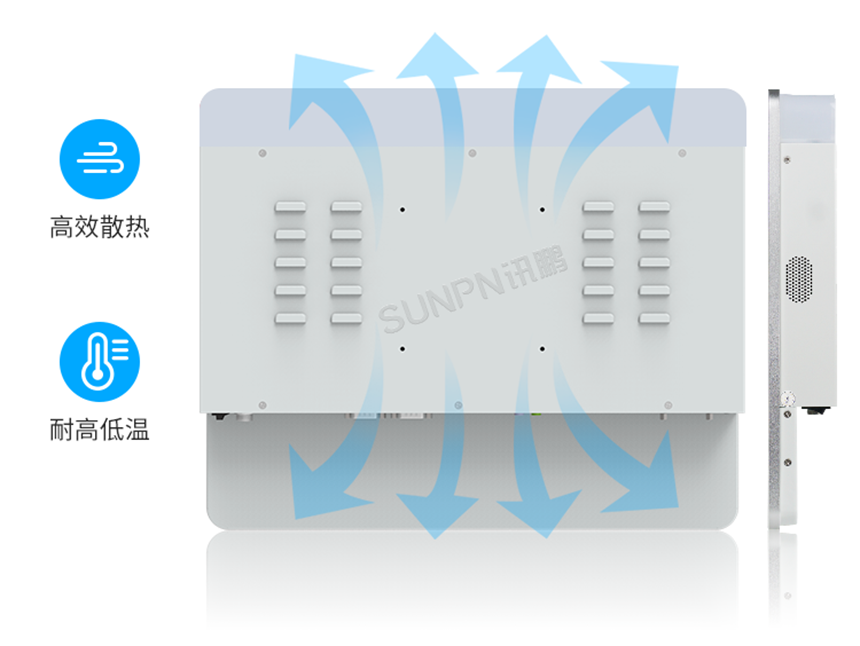 工业触摸一体机散热展示