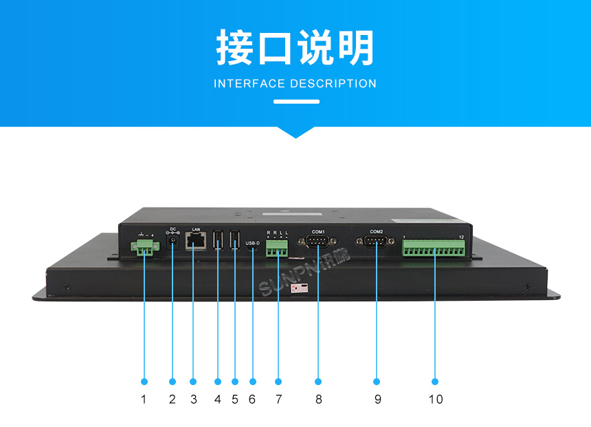 触摸式一体机-接口说明