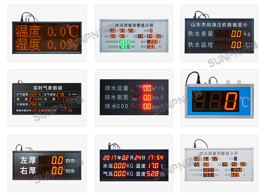 温湿度看板-案例参考 温湿度看板-案例参考