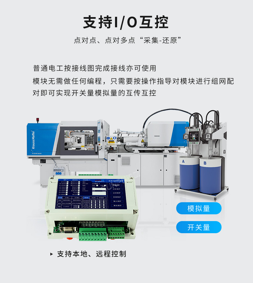 开关量RTU采集模块-支持I/O互控