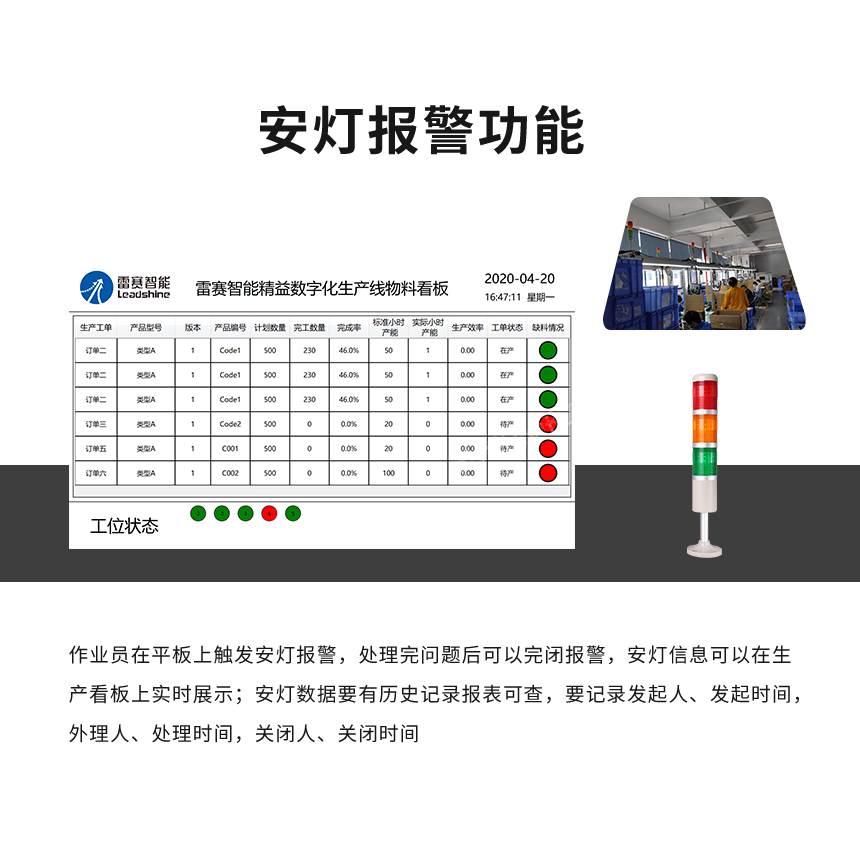 安灯系统呼叫提升功能