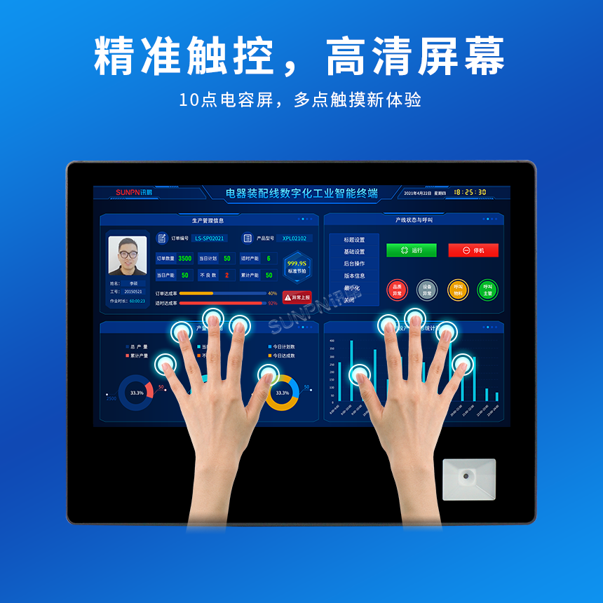 工业触控显示屏-精准触控