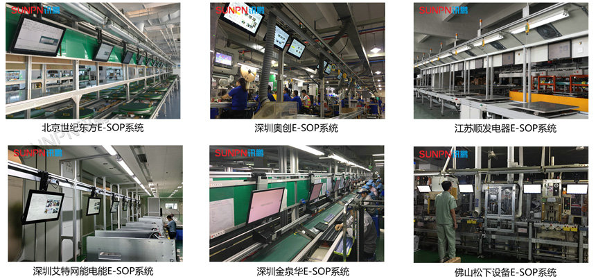 照明行业生产管理系统部分案例展示