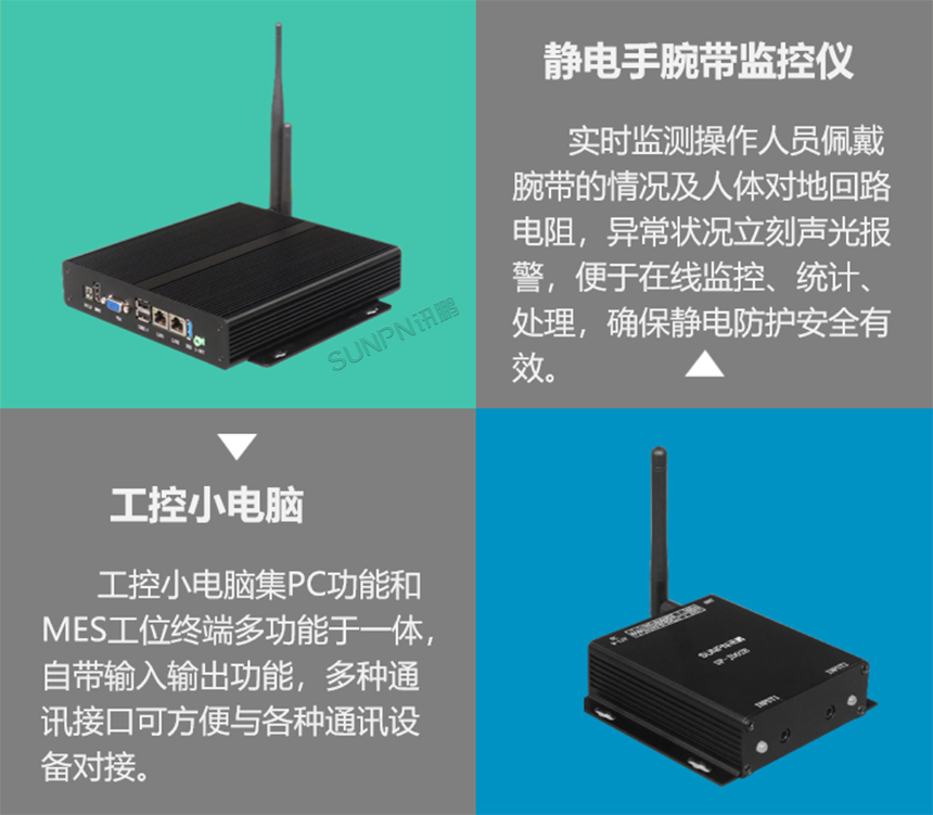 讯鹏工业小电脑，静电仪