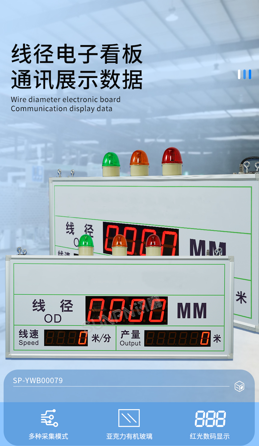 线径电子看板