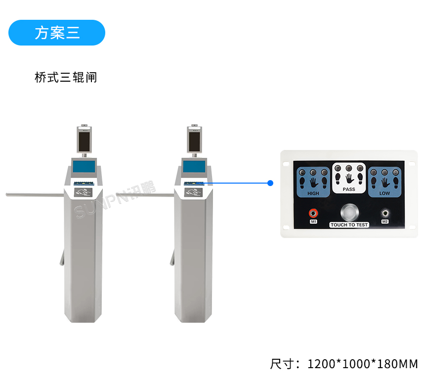 桥式三辊闸