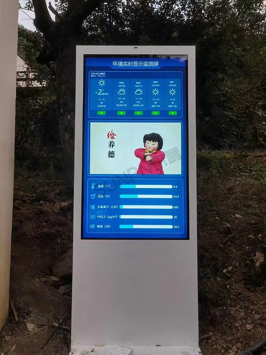 公园环境监测显示屏