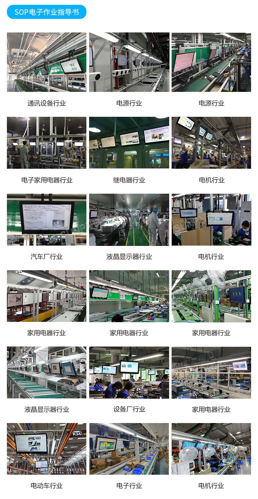 E-SOP电子作业指导书系统历史案例展示