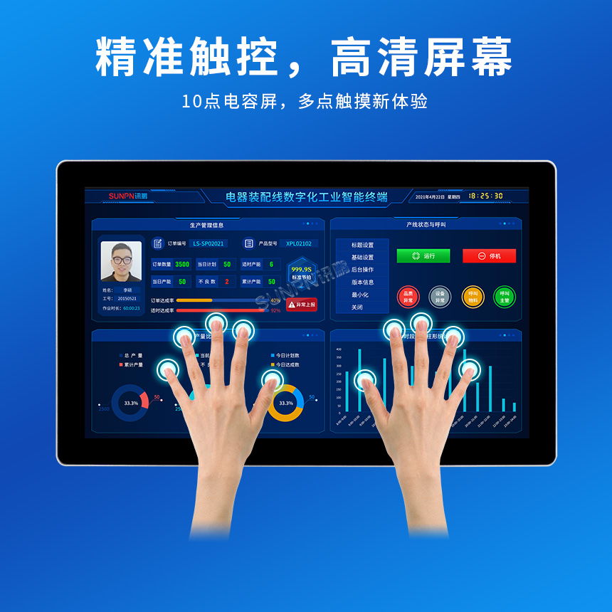 工业触摸一体机-卖点展示