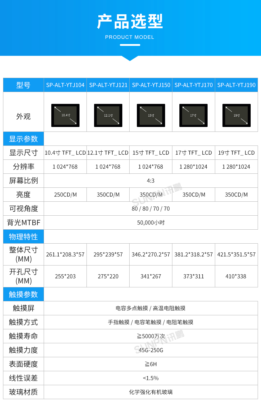 无风扇工控一体机-产品选型