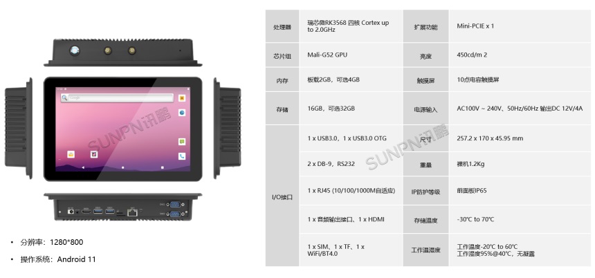 10.1寸-选型二：SP-EM-PPC10R