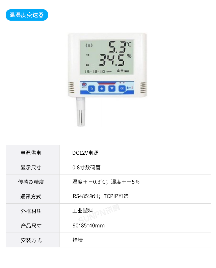 ESD防静电监控系统-温湿度显示