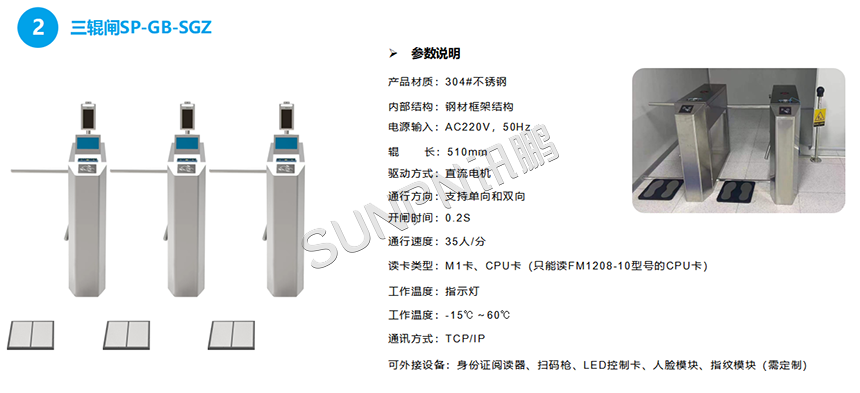 三辊闸 三辊闸
