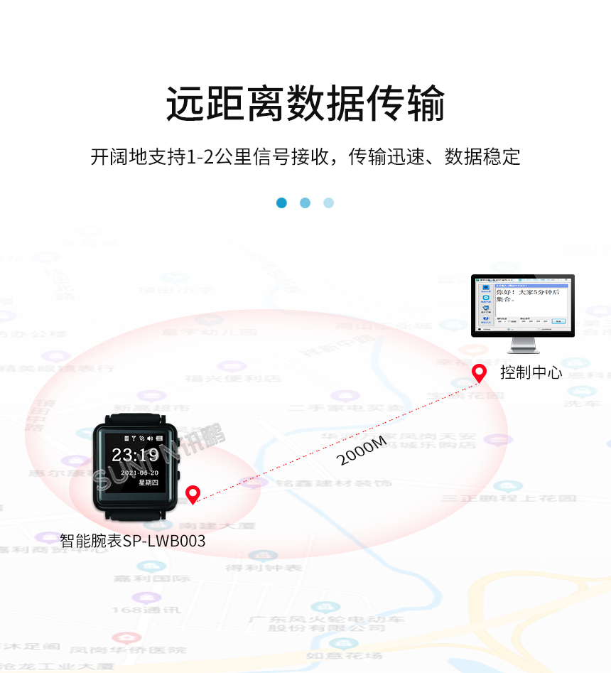 lora工业智能腕表-远距离传输数据