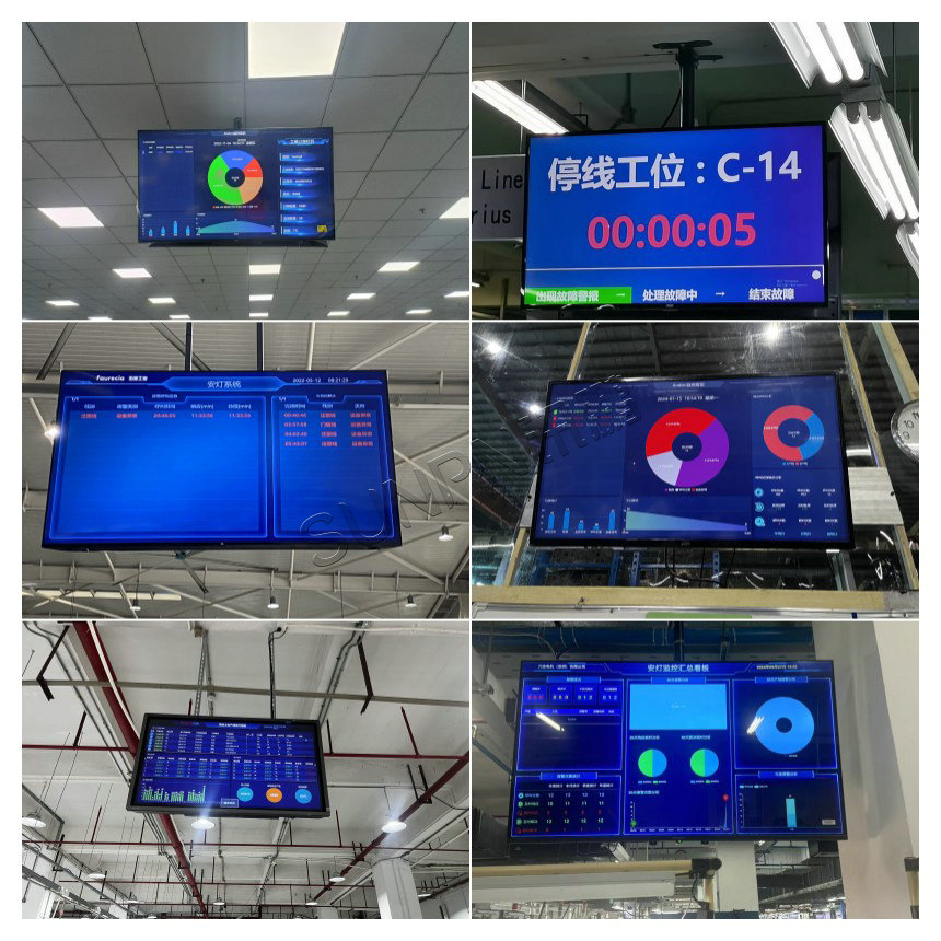 液晶安灯看板应用案例