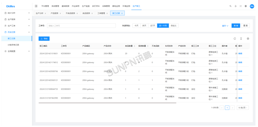 生产报工系统软件介绍 生产报工系统软件介绍