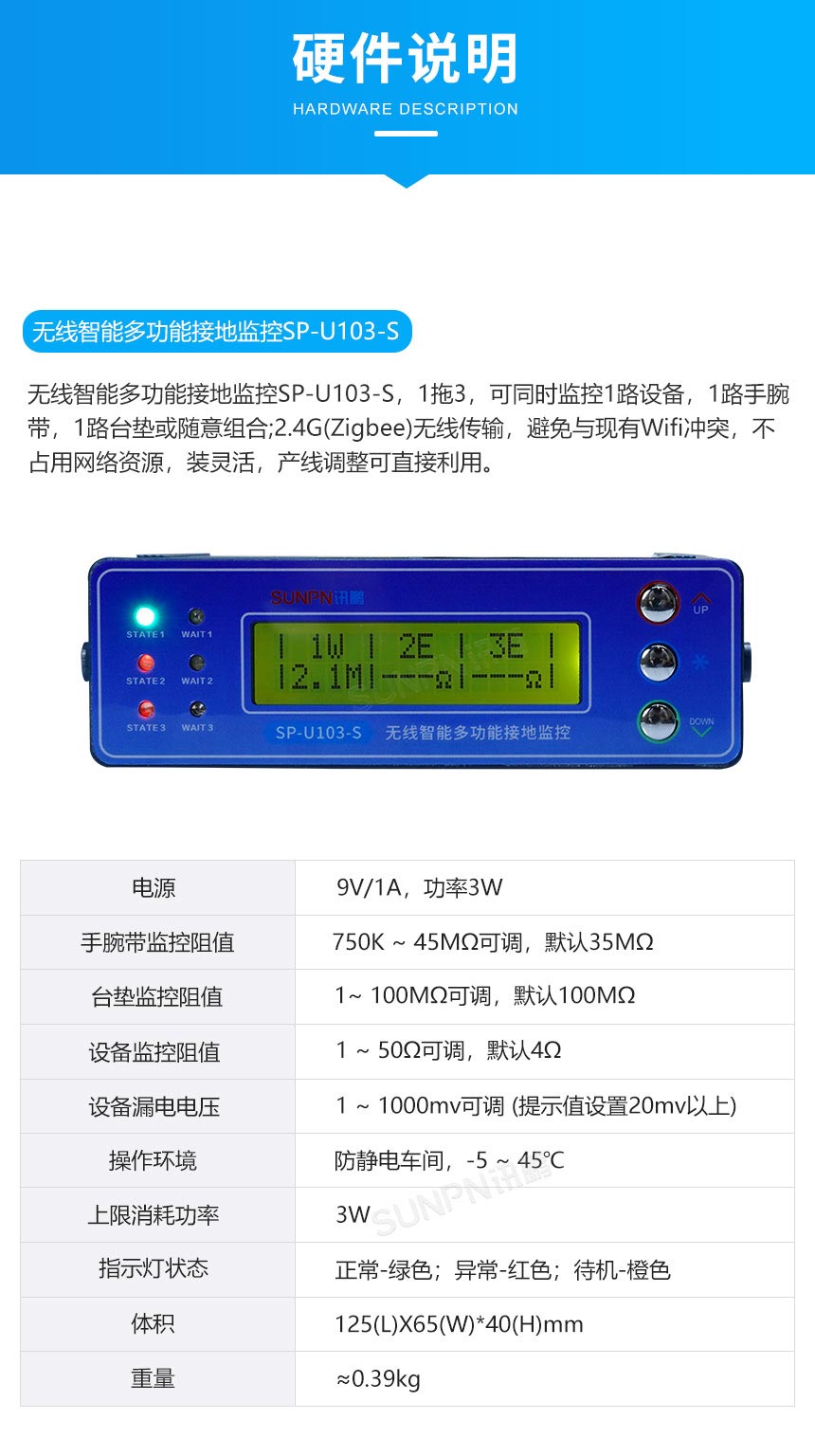 ESD防静电监控系统-硬件说明