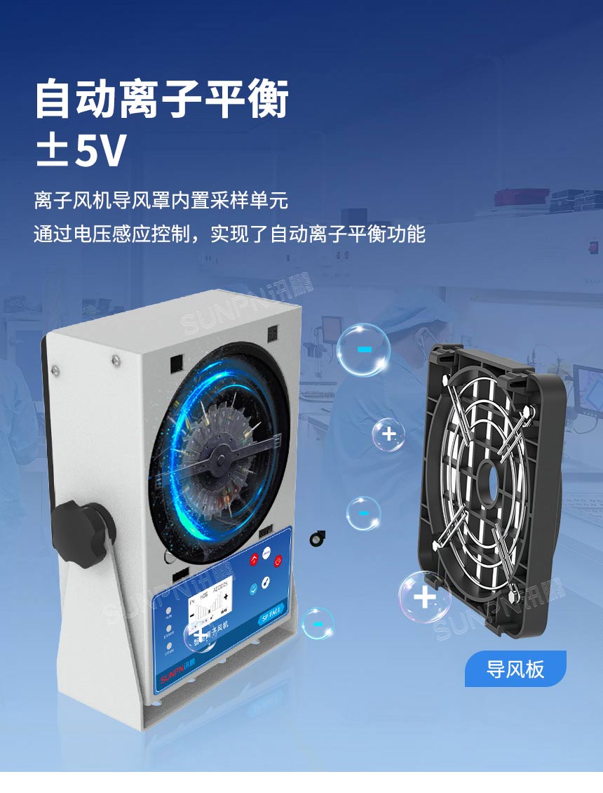 离子风机自动离子平衡功能