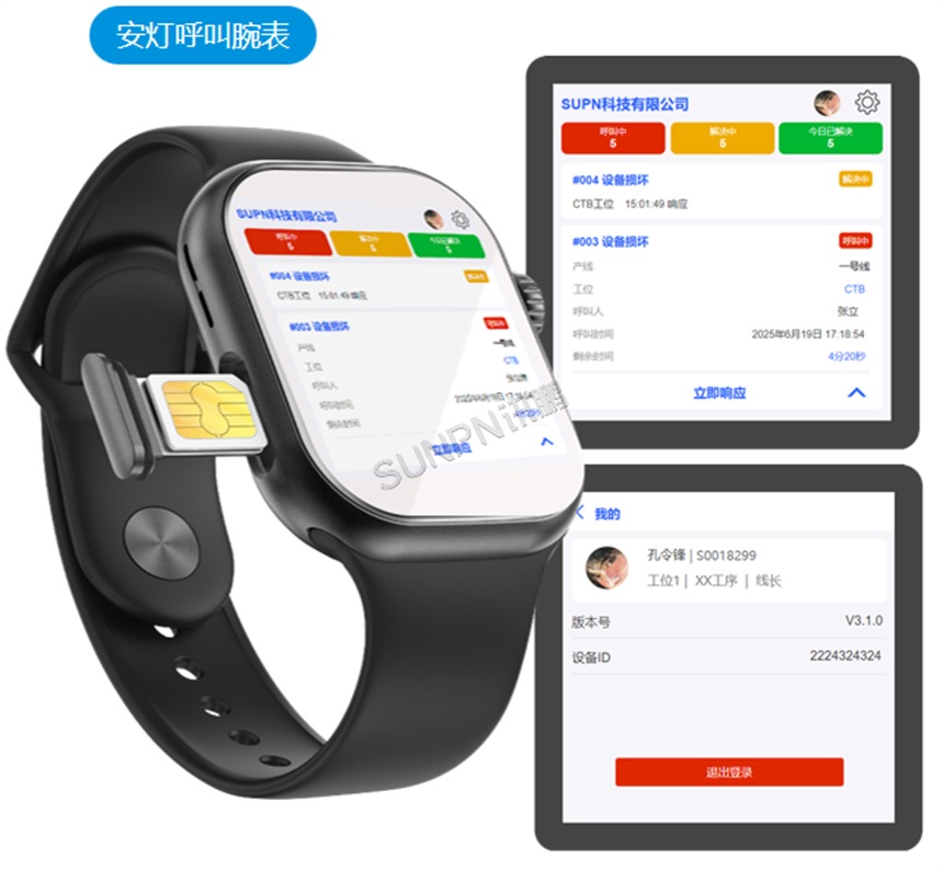 安灯呼叫腕表 安灯呼叫腕表