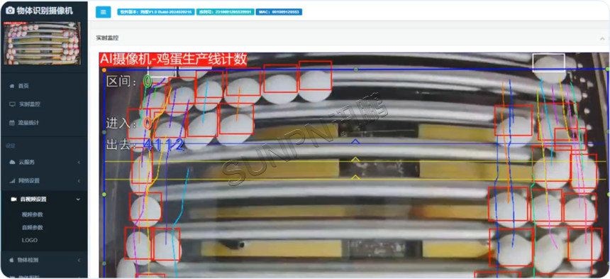 AI视觉计数器在禽蛋分拣中的应用 AI视觉计数器在禽蛋分拣中的应用
