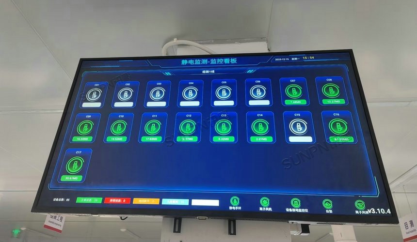 防静电监控看板案例 防静电监控看板案例