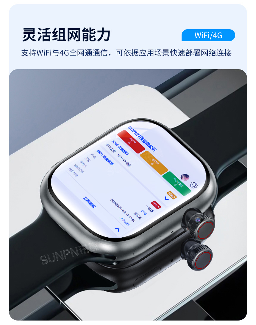 讯鹏科技安灯信息腕表-功能说明
