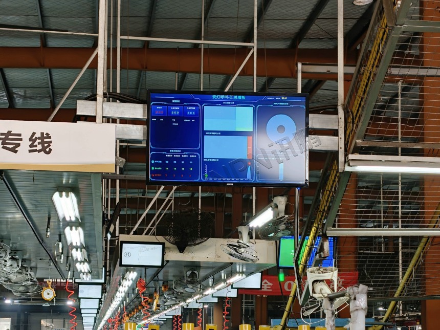 讯鹏无线安灯呼叫汇总看板