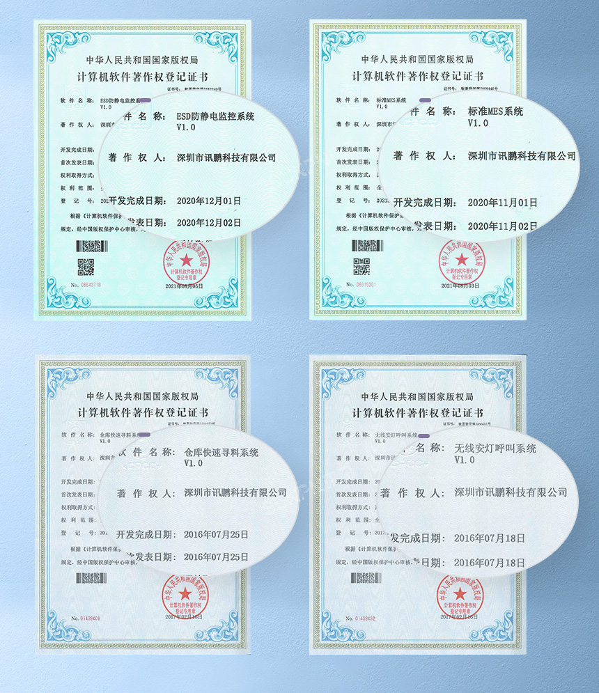 讯鹏科技计算机软件著作权登记证书