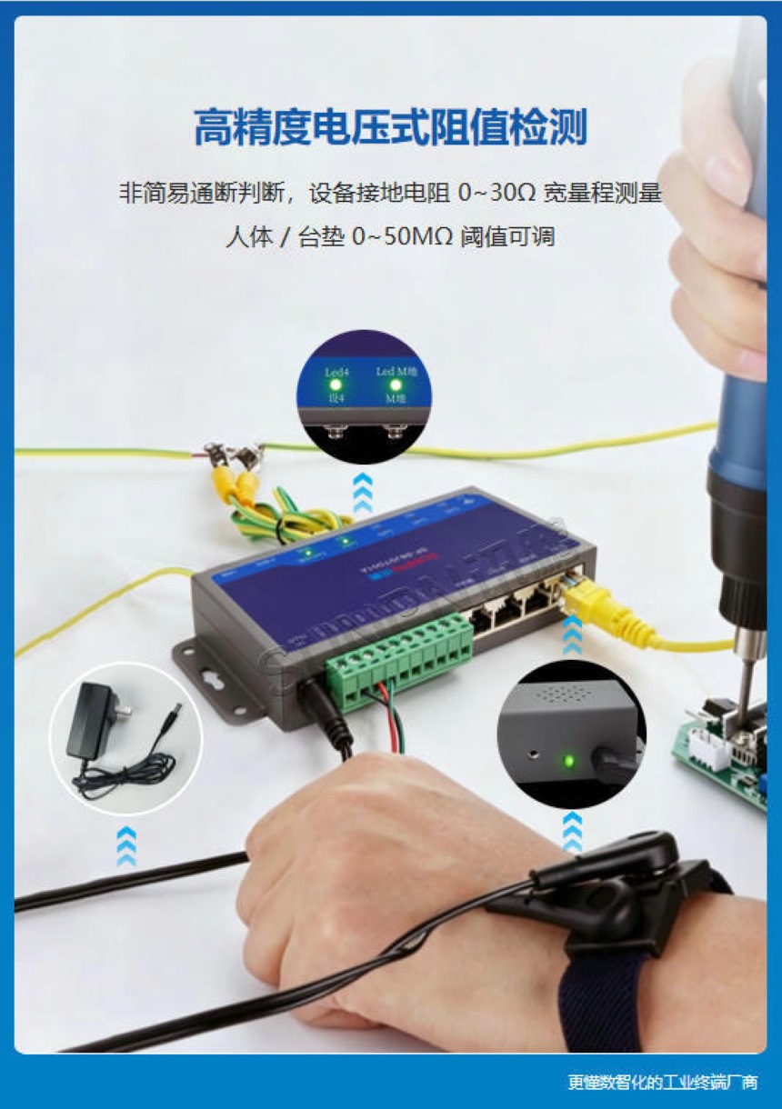 讯鹏科技：ESD三合一静电监控仪-功能说明