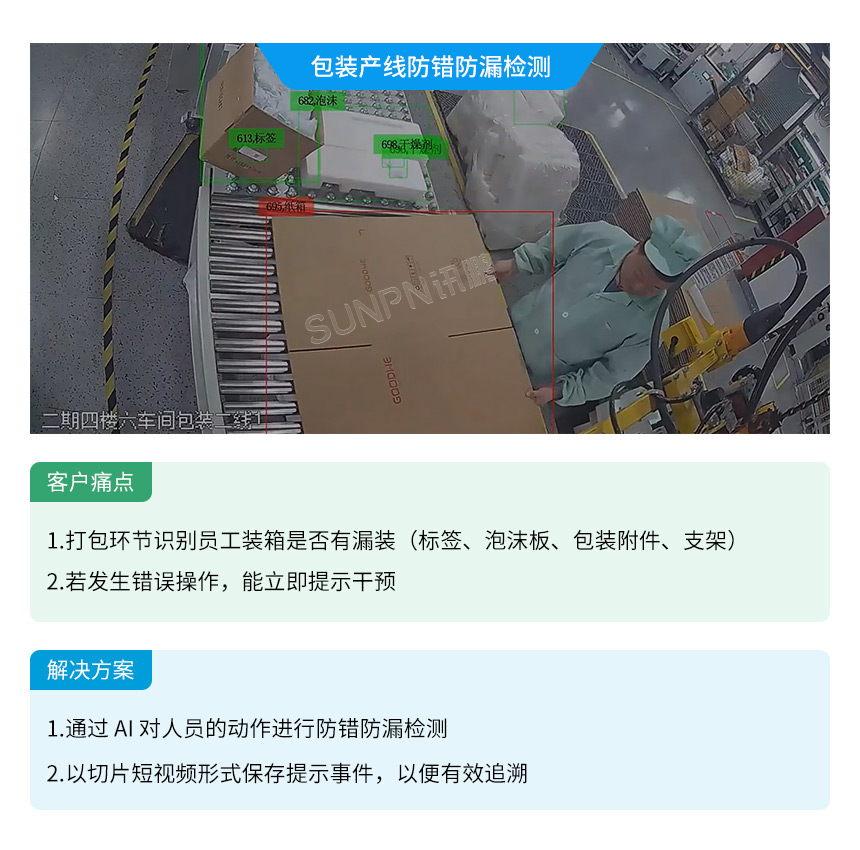 深圳讯鹏科技：AI视觉作业防错系统-案例