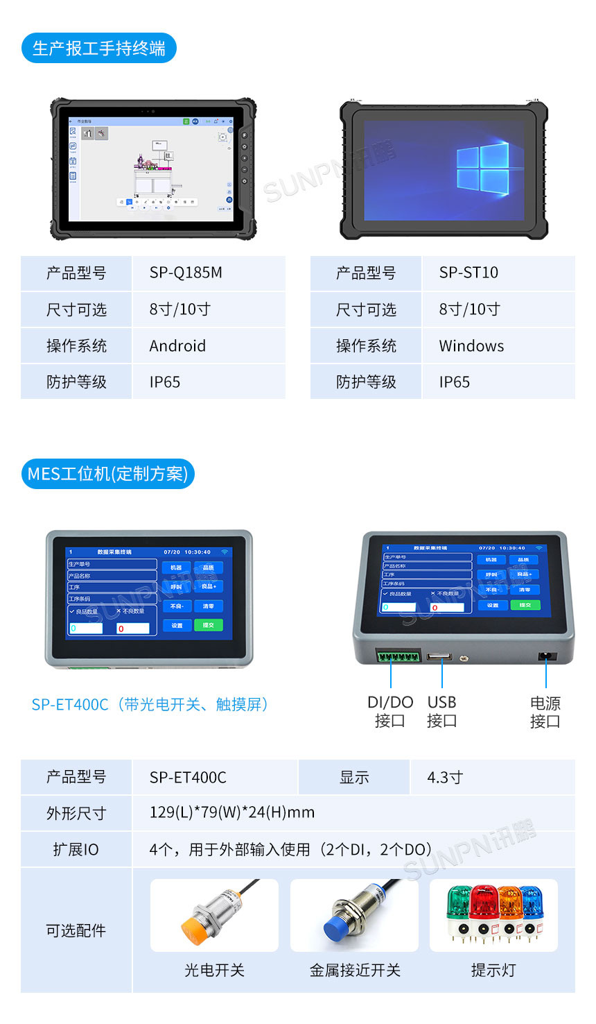 OkMES生产报工系统-硬件说明 OkMES生产报工系统-硬件说明