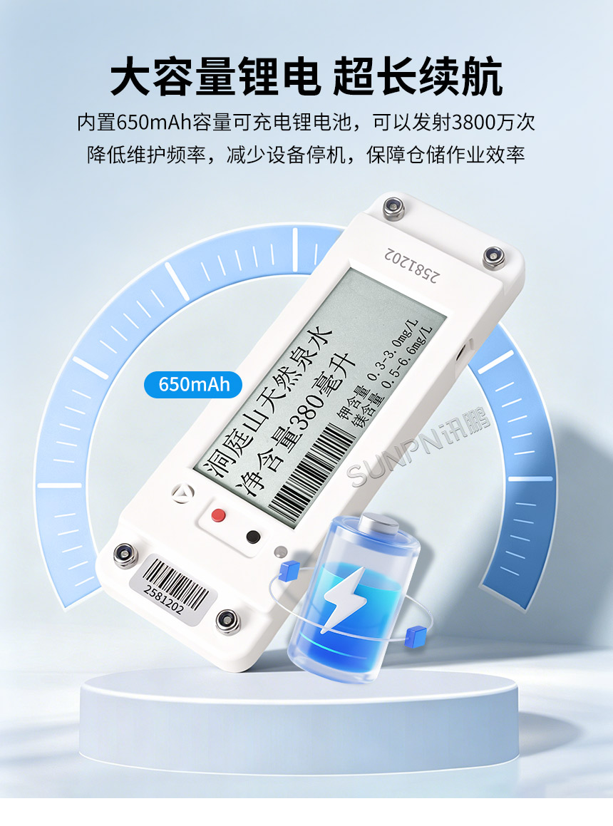 讯鹏科技：墨水屏PTL电子标签-功能说明