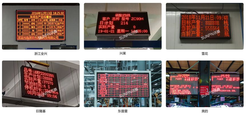 LED生产管理系统-现场案例
